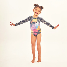 Load image into Gallery viewer, Image 04: Uv Line Girl&#39;s One-Piece Swimsuit Girl Tucano Upf50+
