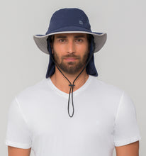 Load image into Gallery viewer, Chapeu Kansas Nac Marinho/Cinza
